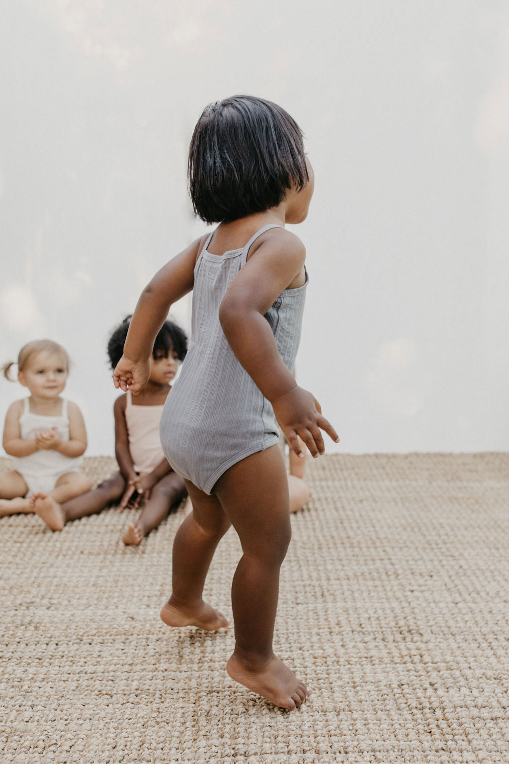 *Exclusive* Baby Boy Sleeveless 4pc Onesie Set